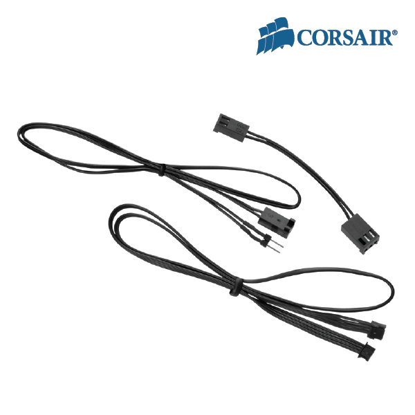 Corsair Link Accessory Cable Kit - AirFlow Pro, H60 thermistor, and case can controller cables.