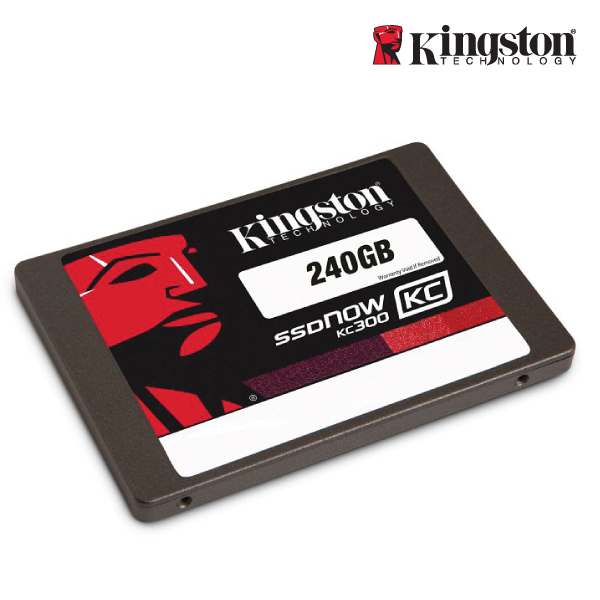Kingston SKC300S3B7A/240G SSDnow 240G KC300 SSD SATA3 2.5in 7mm w Adapter