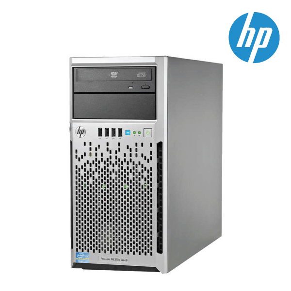 HP 725156-015 ML310G8E E3-1220V3(1/1) 4GB (1/4) 500GB-SATA(1/4)-3.5NHP,B120I DVD TWR