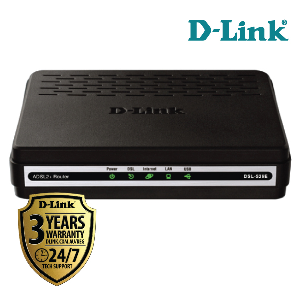 D-Link DSL-526E ADSL2+ Router
