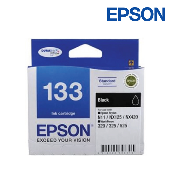 Epson C13T133192 Black Ink Cartridge Stylus N11 NX125 NX420 Workforce320 325