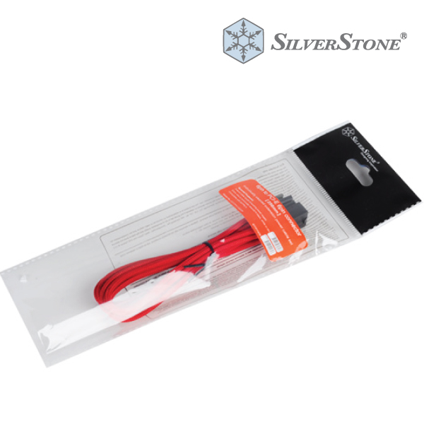 Silverstone PP07-IDE6R PCIE 6 pin to PCIE 6pin(250mm)RED