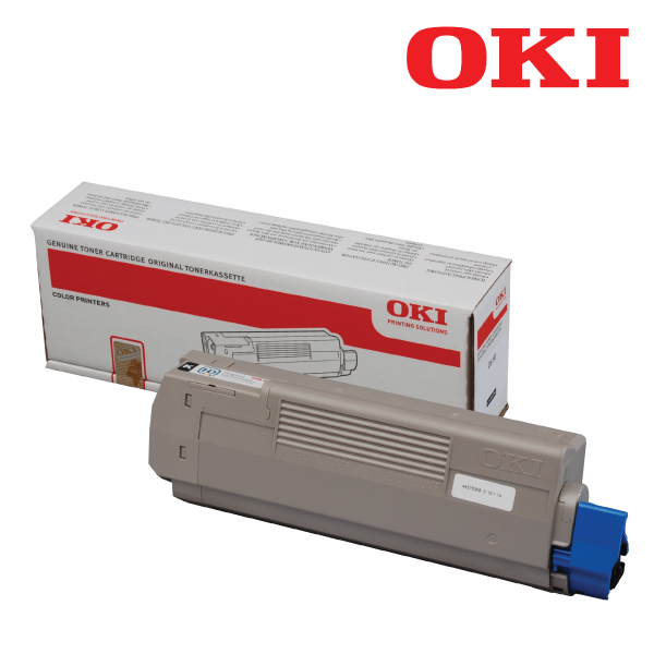OKI - Toner Cartridge Black For C610; 8,000 Pages @ 5% Coverage