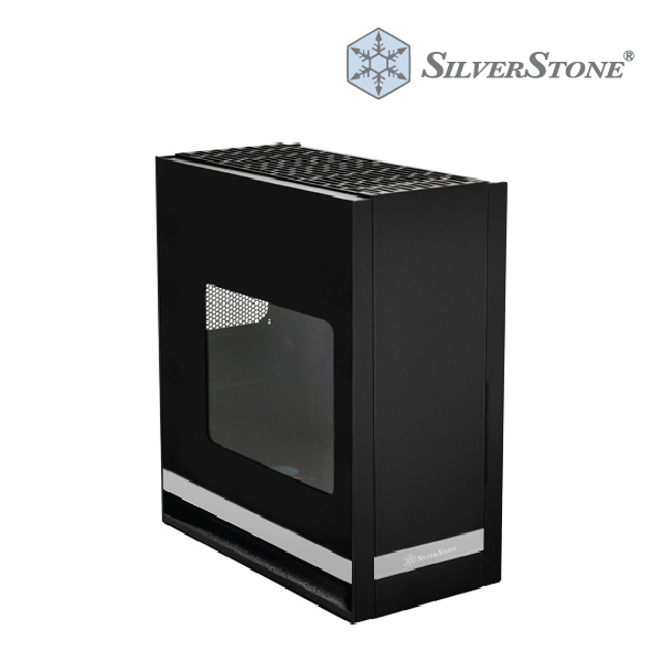 SilverStone FT05B-W Black Fortress Series FT05 Mini Tower Chassis (SST-FT05B-W)