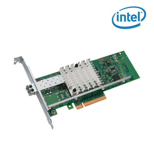 Intel 10GbE Single Port Server Adapter X520-SR1 PCIe v2.0 LC Fiber Optic Low Profile & Full Height