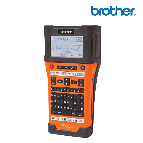 Brother Professional Electrical Industrial Label Printer with Wireless Printing Capacity (PT-E550WVP)
