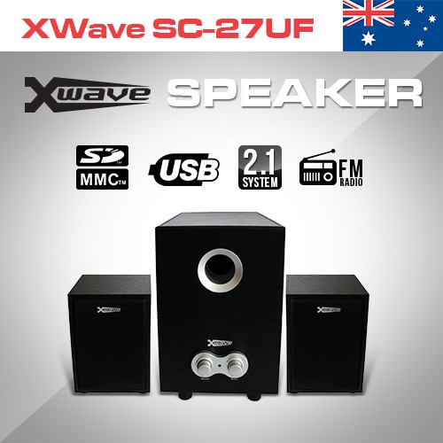 XWAVE SC-27UF - 2.1 speaker system