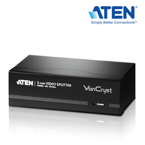 Aten VanCryst 2 Port VGA Video Splitter - 2048x1536@60Hz Max