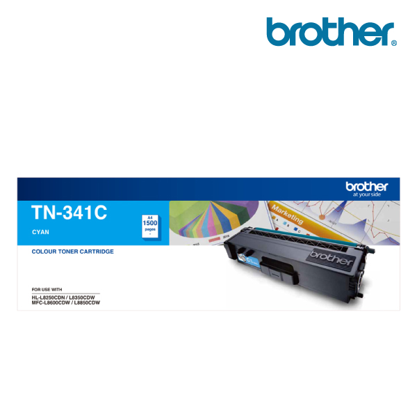 Brother TN-341C STD CYAN TONER 1.5K