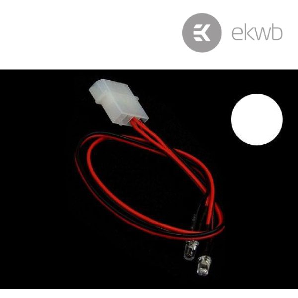 EK Twin 5mm LED Kit - White