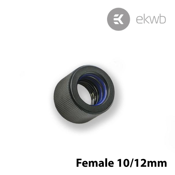 EK HD 10/12mm Female Adapter Black