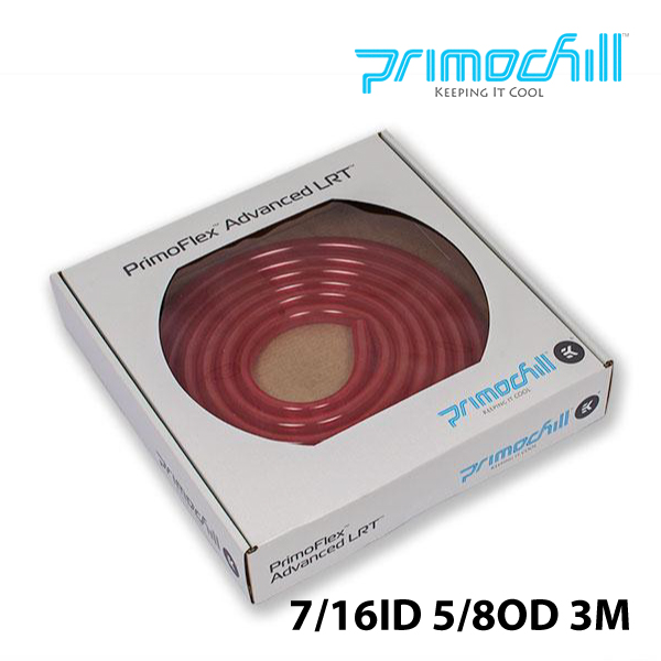 PrimoChill PrimoFlex Advanced LRT Tubing Red 7/16ID 5/8OD 3m