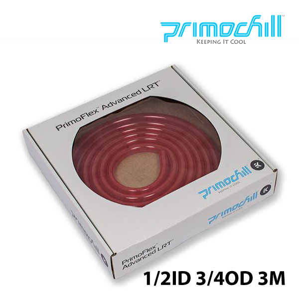 PrimoChill PrimoFlex Advanced LRT Tubing Red 1/2ID 3/4OD 3m