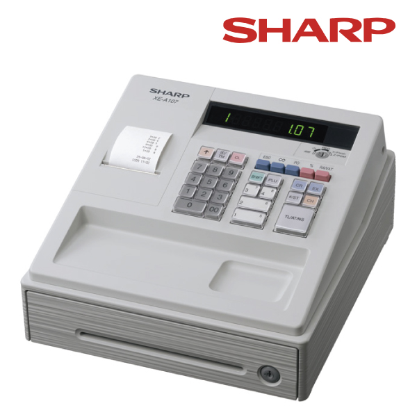 Sharp XEA107 White - Entry Level Cash Register