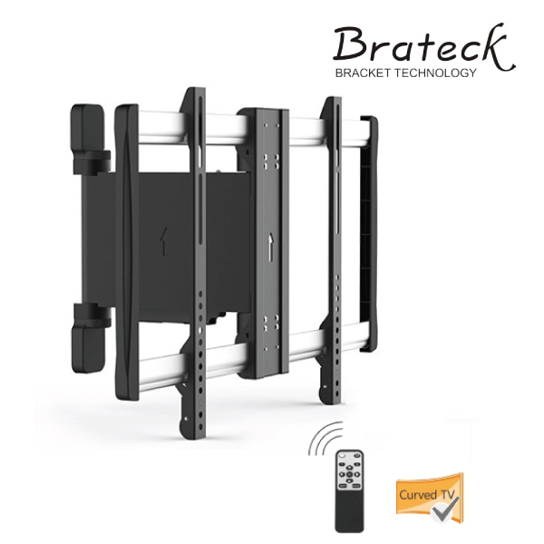 Brateck Remote Control Motorized Curved & Flat Panel TV Wall Mount