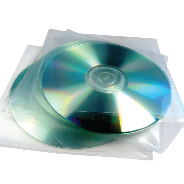 PVC CD Sleeve with Flap - (Pack of 100)