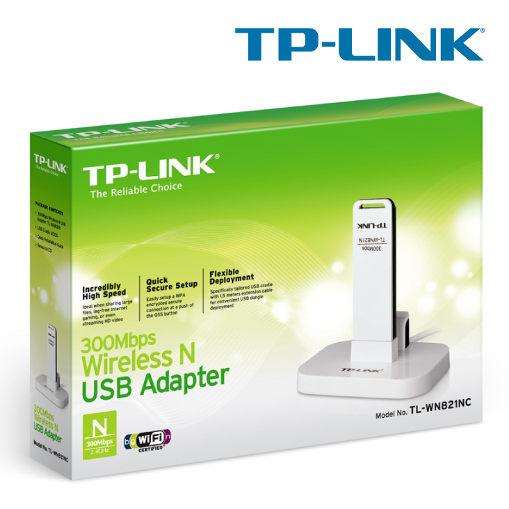 TP-Link Wireless N USB Adapter (TL-WN821NC)