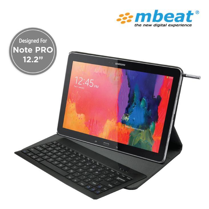 mbeat GALAXY Note PRO 12.2" Ultra Slim Removable Bluetooth keyboard