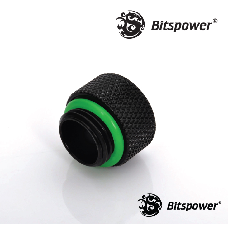 Bitspower Matte Black G1/4 Multi-Link Adapter	