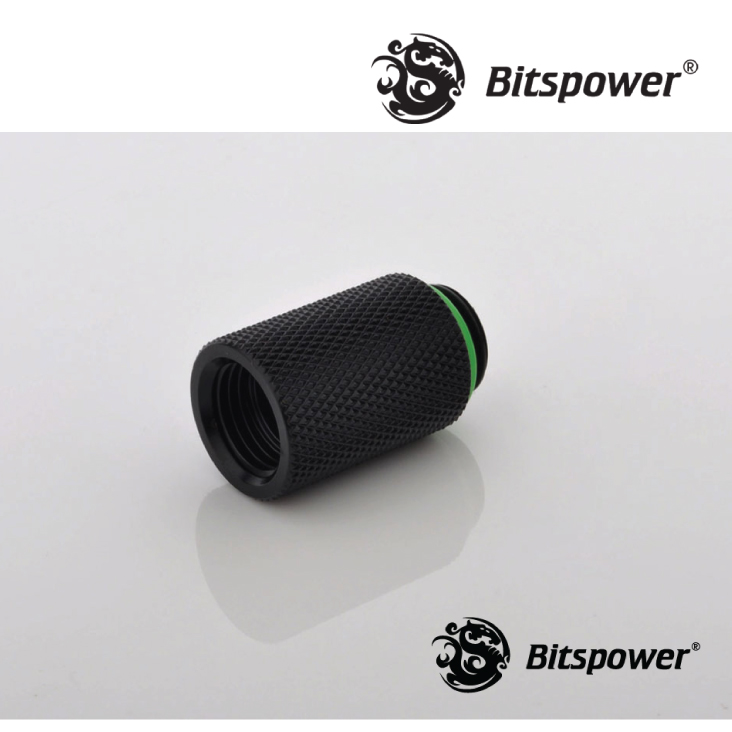 Bitspower G1/4 Extender 25mm Matte Black	