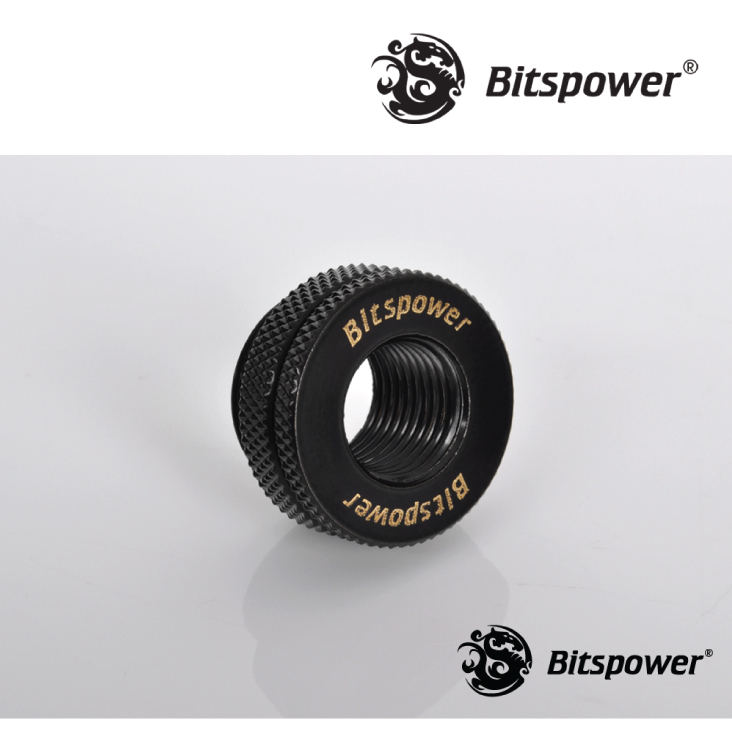 Bitspower G1/4 Matte Black Case Top Water Fill Set	