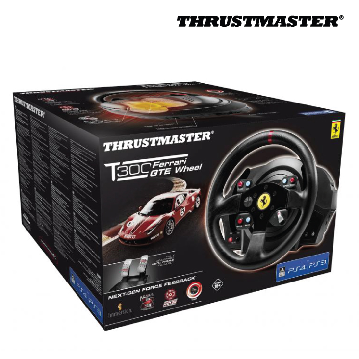 Thrustmaster T300 Ferrari GTE Racing Wheel For PC, PS3 & PS4 TM-4160610