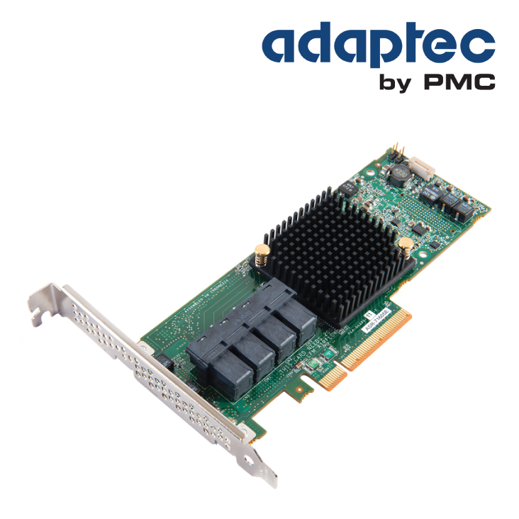 Adaptec 71605E entry-level SAS/SATA 6Gb/s PCIe Gen3 RAID, 16 native internal ports, RAID 0, 1, 1E, 1