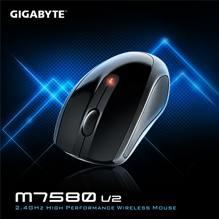 Gigabyte M7580 V2 GBT Precise Optical W/less Mouse