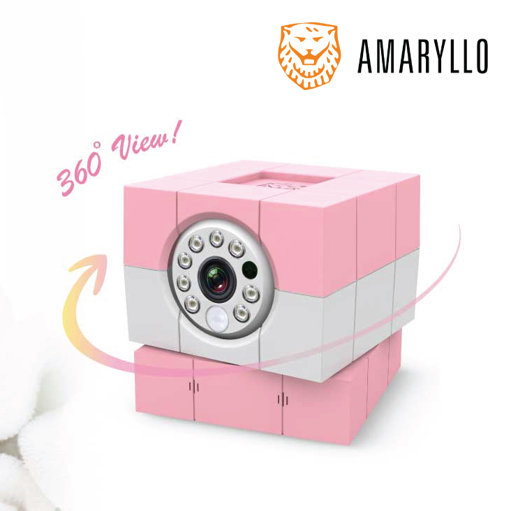 Amaryllo iBabi HD 360 Wireless IP camera Pink