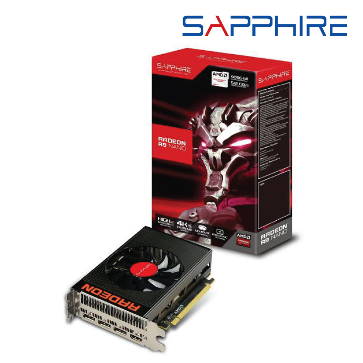Sapphire Radeon R9 Nano 4GB Video Card