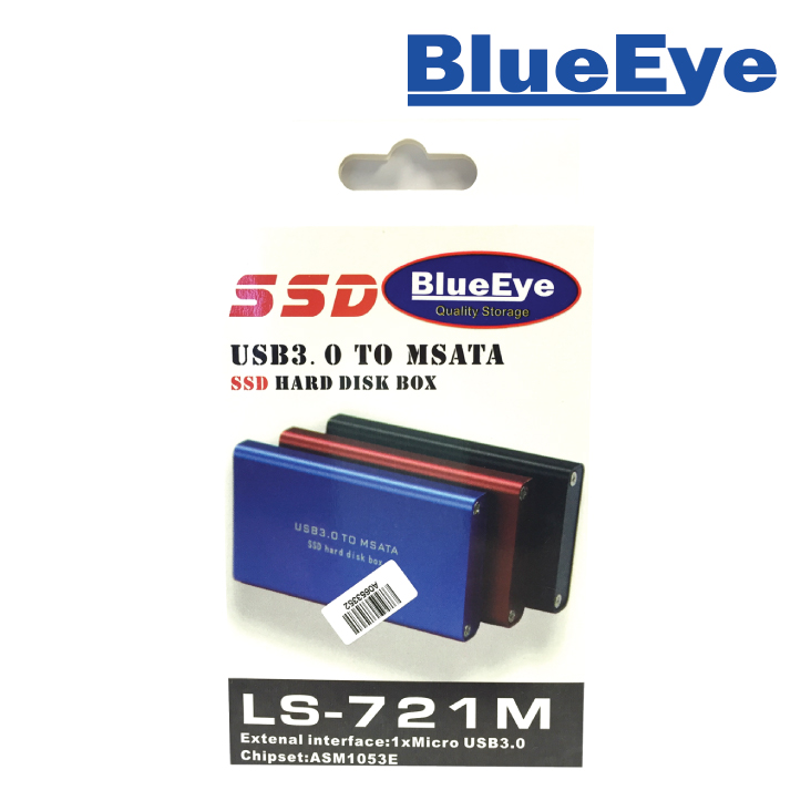 BlueEye USB3.0 to MSata Enclosure