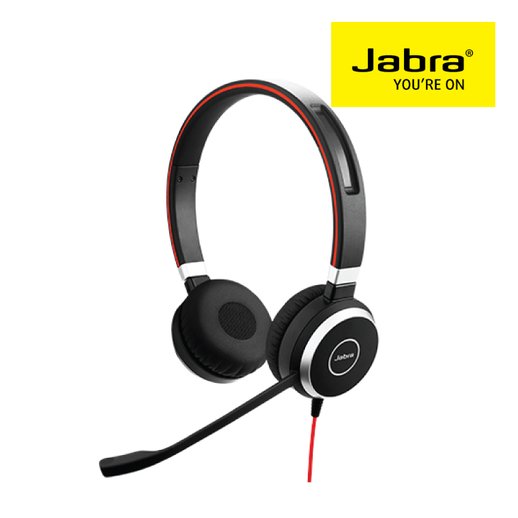 Jabra Evolve 40 MS StereoHD Audio Microsoft certified & Mac USB+3.5mm jack Headset