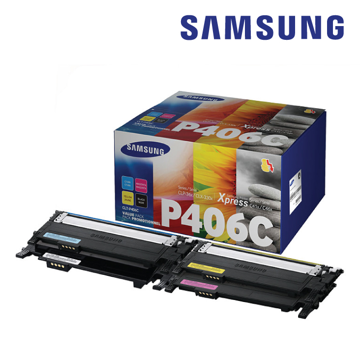 Samsung CLT-P406C 4 Pack (1 x CMYK)