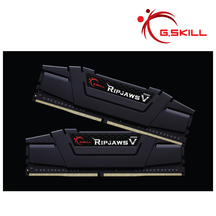 G.Skill 16G (2x8G) F4-3200C16D-16GVK PC4-25600 CL16 16-16-36 1.35 Volt DDR4 3200 Mhz