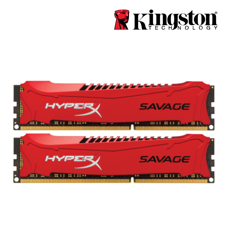 Kingston 8GB (2x4GB) DDR3 2400MHz CL11 DIMM Savage HX324C11SRK2/8