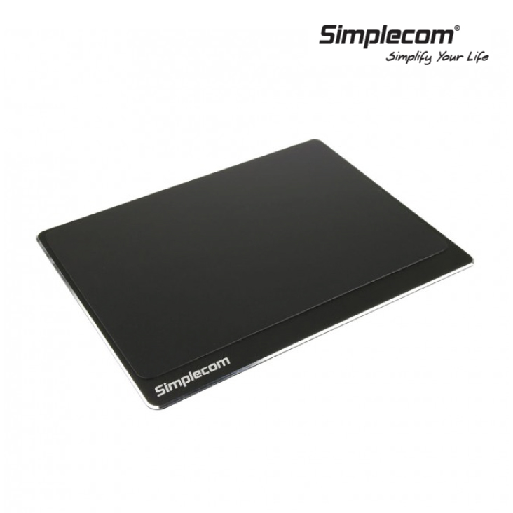 Simplecom CM210 Aluminium Panel Gaming Mouse Pad with Non-Slip Base
