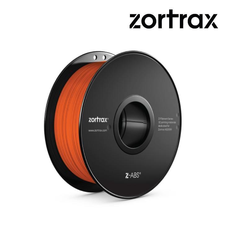 Zortrax Z-ABS 3D Printing Filament Orange 1.75mm 800g