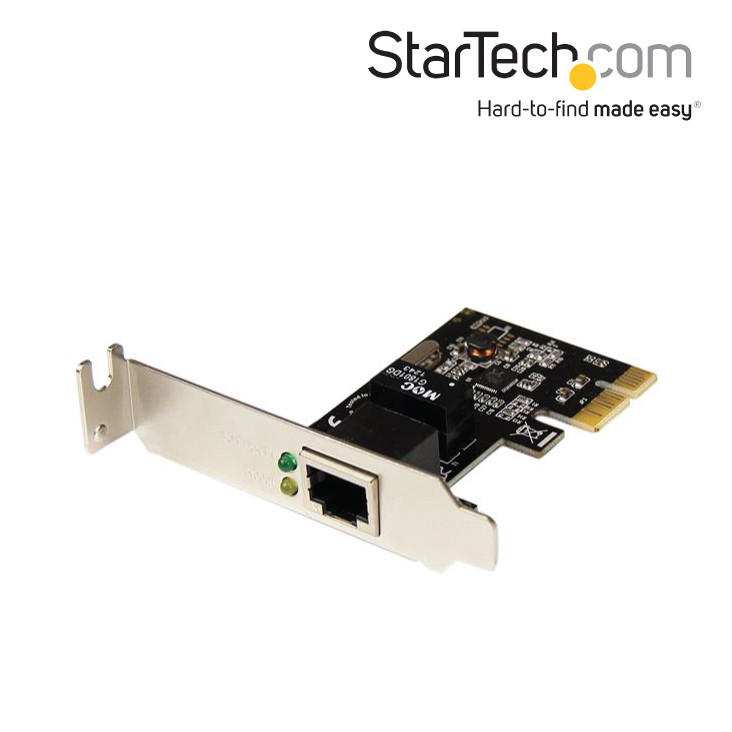 StarTech ST1000SPEX2L 1-Port PCI Express PCIe Gigabit NIC Server Adapter Network Card - Low Profile