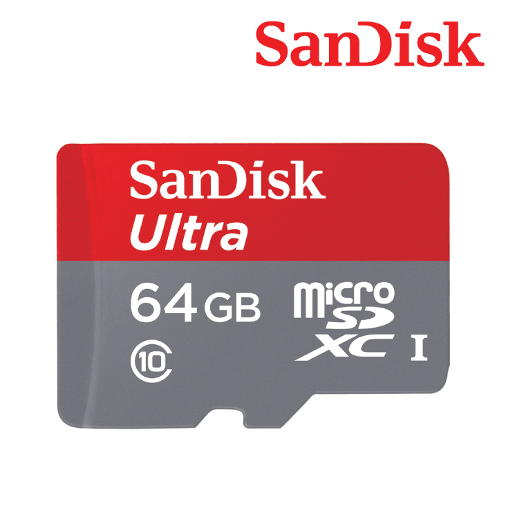 SanDisk 64GB micro SDXC Ultra Card Class 10 80MB/s