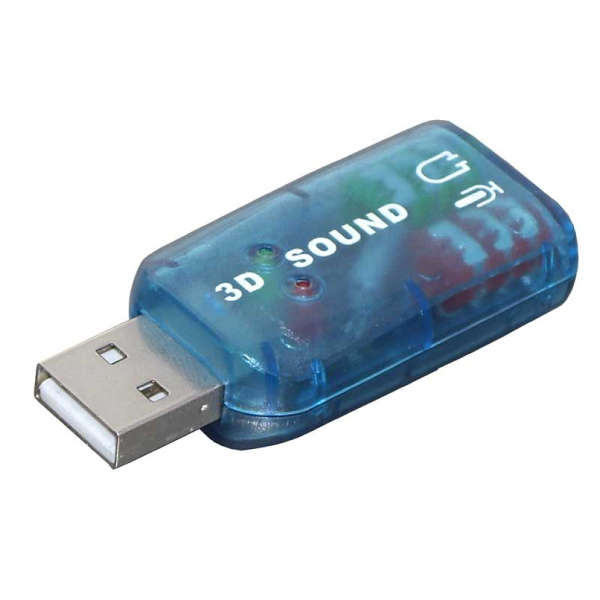 USB to 5.1 Sound Card w/Mic