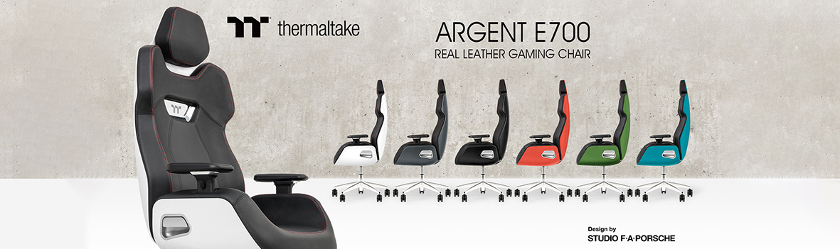 Check Out The Thermaltake Argent E700 Real Leather Gaming Chair