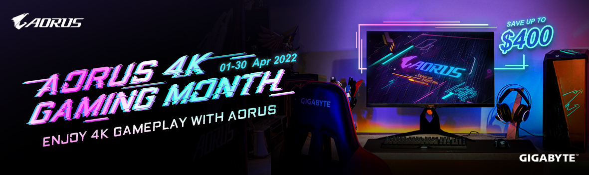 up to $400 OFF Gigabyte Monitors