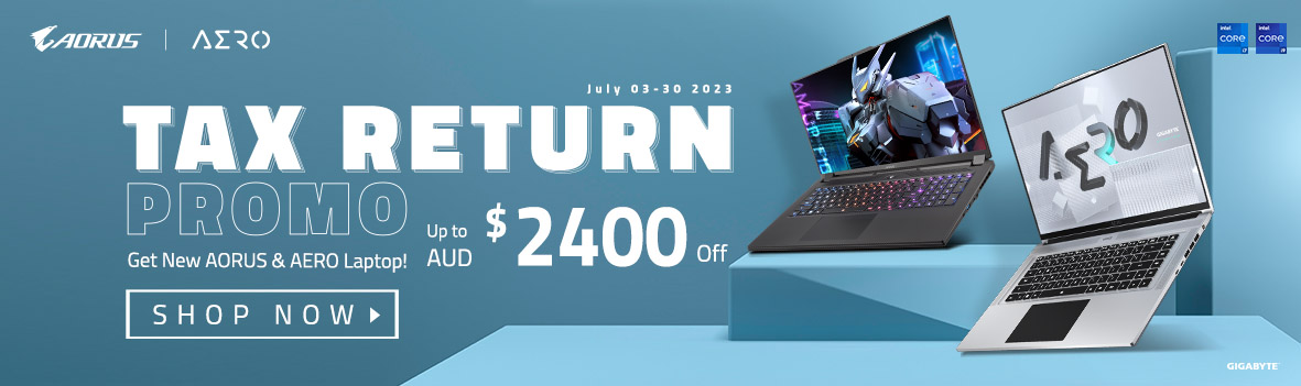Gigabyte Laptops Tax Return Sale