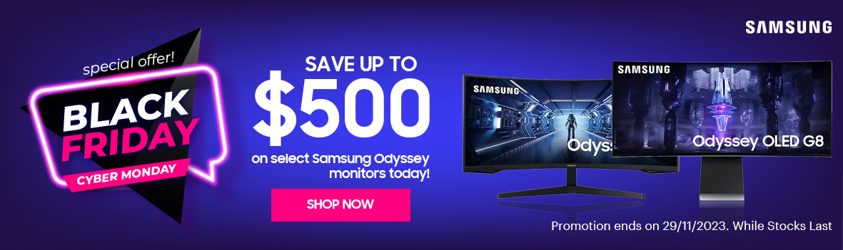 Save Up to $500 on Select Samsung Odyssey Monitors Today!