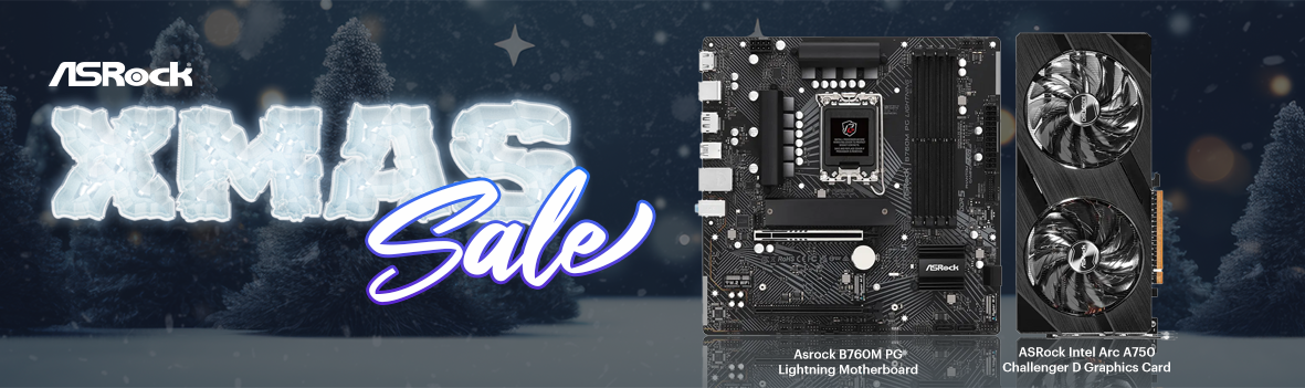 ASRock Christmas Sale - Save Big on GPUs, Motherboards and More!