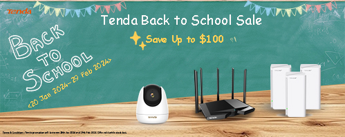 Connect to Success: Tenda Back to School Sale on Networking Essentials!