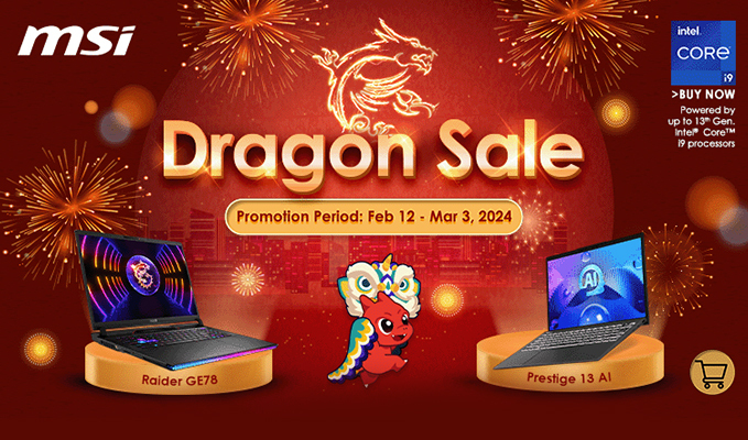 MSI's Laptop Dragon Sale