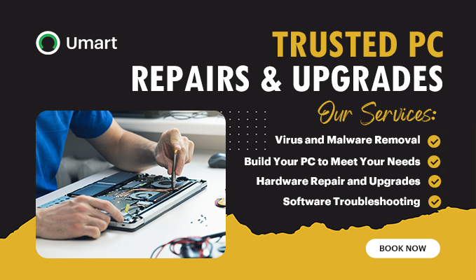Revitalise Your PC with Umart's Expert Repair and Upgrade Services