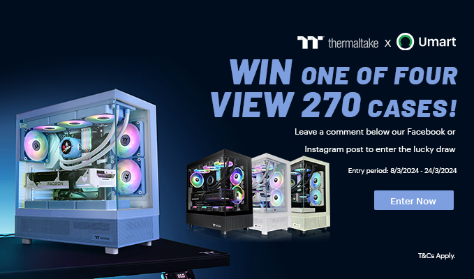 Giveaway | Win One of FOUR Thermaltake View 270 Cases Today!