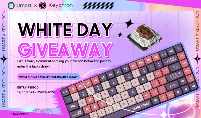 Keychron White Day Keyboard Giveaway